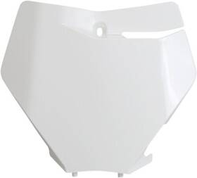 Kt04094047 Ufo Plastics Front Number Plate White Replacement 0520-2542