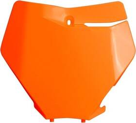Kt04094127 Ufo Plastics Orange Plastic Front Number Plate Replacement 0520-2543
