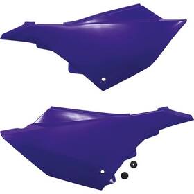 Ya04877-089 Ufo Plastics Side Number Plates - Blue