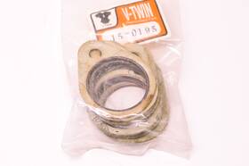65834-68c V-twin 15-0195 Exhaust Gasket Harley Fl Fx 1966-1984 Qty 10 Nos