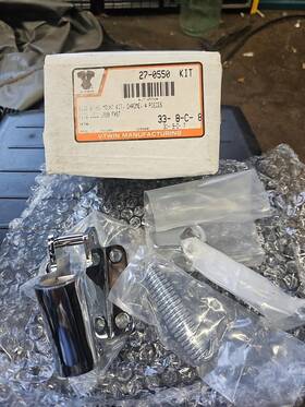 27-0550 V-twin Chrome Kickstand Mount Kit Harley Davidson Fxst Softail 85-99 R146
