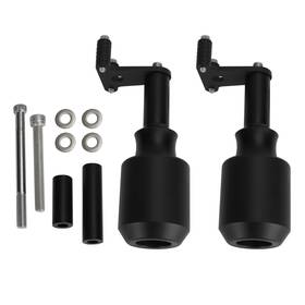 Fs-233-blk Vipih Cnc Frame Crash Sliders Protection Black Fit For Kawasaki Ninja Z400 18-21 500