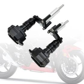 Fs-246-blk Vipih Crash Bobbin Protector Slider Aluminum Black For Kawasaki Ninja 400 Z400 18-23