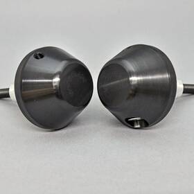 50-0160-15 Woodcraft Kawasaki 2004-2005 Zx10r Racing Frame Slider Kit - Domed Pucks