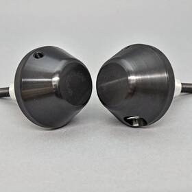 50-0307 Woodcraft Cb600 04-05-06 Honda 2004-2006 Cb600f Racing Frame Slider Kit With Black Domed Pucks