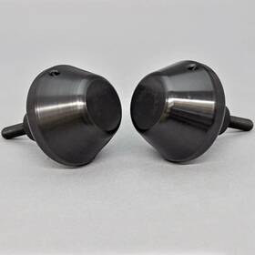50-0407 Woodcraft Fz-07 15-16-17 Yamaha 2015-2017 Fz07 Racing Frame Slider Kit With Black Domed Pucks