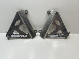 18-7100022-7620fa Works Connection Aluminum Radiator Braces For Honda Crf250r 2022-2024