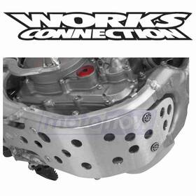 7wyv Works Connection Mn/7wyv Mx Skid Plate For 2002-2007 Honda Cr125r - Body Guards And Nm