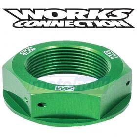 Zv9j Works Connection Mn/zv9j Steering Stem Nut For 2004-2018 Kawasaki Kx250f - Control Yn
