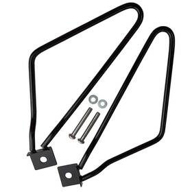 Wksmepmal00002b Wungkistar Motorcycle Saddlebag Support Bar Black Mount Bracket For Harley Sportster Dyna