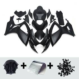 Fqk6-05 Wynmoto Matte Black Fairing Kit For Suzuki Gsxr600 Gsxr750 2006 2007 K6 06 07 Fairings