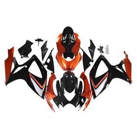 Fqk6-73 Wynmoto #xindaowenrose Orange Black Fairings Kit For Suzuki 2006 2007 Gsxr600 Gsxr750 K6 06 07 Bodywork