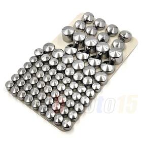 Hzmt247-003-cd Xinyun Spare Parts Chrome Bolts Toppers Caps Covers For 1991- 2013 Harley Dyna Glide Twin Cam