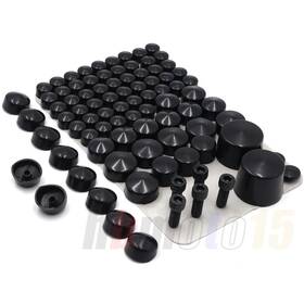 Hzmt247-005-bk Xinyun Spare Parts Black Bolts Toppers Caps Covers For 2007- 2012 Harley Softail Twin Cam