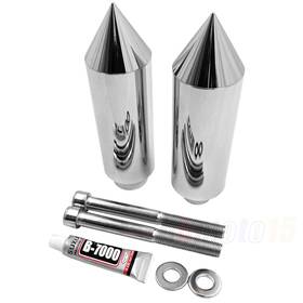 Hzmt290-018-cd Xinyun Spare Parts Hcj Chrome Frame Slider Crash Protector Spike For 1996 - 2007 Honda Cbr 600 F4 F4i