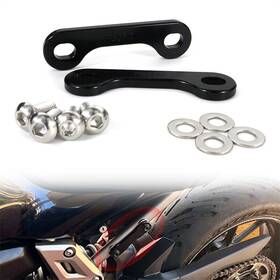 Xushwfbop17 Xitomer 1 Set Passenger Peg Holes Cover Plates Fit For Suzuki Gsx-r600 2008-2024 Black