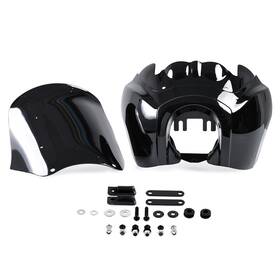 Sj-hl1584-spot001 Xpro #sjxpro Tall Headlight Fairing Cover For Harley Davidson Dyna Super Glide T Sport Fxdxt