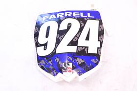 1c3-23485-50-00 Yamaha 17 Yz450f Front Number Plate Cover