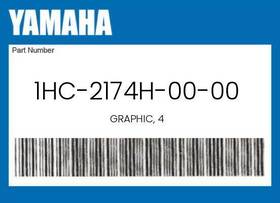 1hc-2174h-00-00 Yamaha Genuine Graphic 4 -