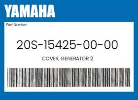 20s-15425-00-00 Yamaha Genuine Cover Generator 2 -