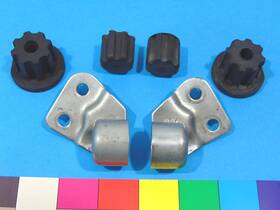 2j2-21729-00-00 Yamaha 1974-1983 Xs650 Battery Box Dampers 1976 1978 1980 1982 Brackets Mounts