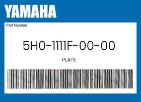5h0-1111f-00-00 Yamaha Genuine Plate -