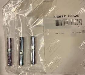 95612-08625-00 Yamaha 3 Pieces New 8x40 Studs