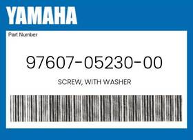 97607-05230-00 Yamaha Genuine Screw With Washer -