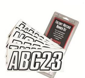 Sbt-siblk-80-13 Yamaha Oem 800 Registration Si/blk