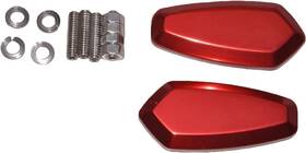 A2840r Yana Shiki Red Mirror Block Offs Yamaha Yzf R6s R6 R1 Cnc Billet Aluminum Usa New