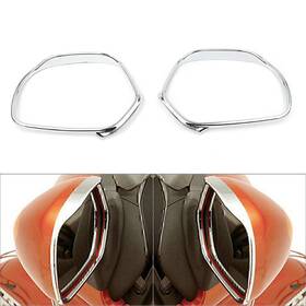 Yfoutlet 550742590760 Motorcycle Chrome Mirror Trim Decoration For Honda Goldwing Gl1800 2001-2011 Us