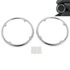 Yhmtivtu 658126926959 Chrome Rear Tour-pak Speaker Trim Kit For Harley Touring Ultra Flhtcu 2014-23