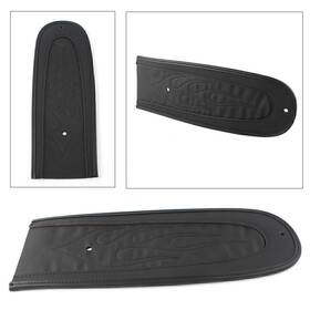Yusen233 550736200088 Rear Fender Bib Flame Stitch Leather For Harley Dyna Fat Street Bob Super Glide