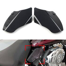 Zdl-kabusikikaisya1989usa 612074836494 Saddle Shield Heat Deflector Black For Harley Softail Fatboy Flstf Motorcycle Us