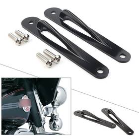 Zdl-kabusikikaisya1989usa 760000566875 Custom Tie-down Brackets Teardrop Cnc Fit Harley Touring Ultra Limited Flhtk Blk