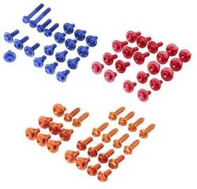 634-8347r Zeta Ze88-5152 Aluminum Body Bolt Kit Red