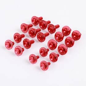 Ze88-5542 Zeta Aluminum Body Bolt Kit - Red