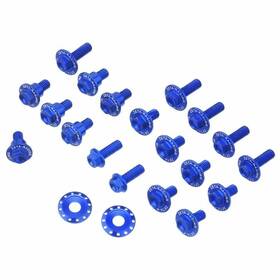 Ze88-5656 Zeta Aluminum Body Bolt Kit Blue