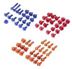 Ze88-5853 Zeta Aluminum Body Bolt Kit - Orange