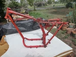 1965 Honda Scrambler 305 Frame Low Early Number Red Bos Only! Usable!. Fixed Price $449.95.