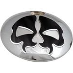 Drag Specialties Split Skull Fuel Door - Chrome With Black Motorcycle. Fixed Price $49.77.