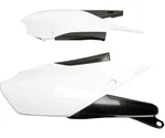 Ufo Plastics Side Panels White Motorcycle Dirt Bike YA04859-046 0520-2335. Fixed Price $53.55.