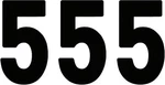 Factory Effex FX02-4345 Pro Numbers 7IN. No. Black. Fixed Price $16.79.