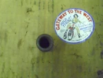 Suzuki Rear Swing Arm Spacer P/N#61251-14100, Many Models 1981-1988, Nos.#. Fixed Price $7.44.