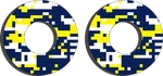 Factory Effex Grip Donuts Blue Yellow 22-67600 Handlebars Controls. Fixed Price $5.68.