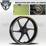 Gold Reflective Rim Tape Wheel Stripe Moto Bike Auto Decal Sticker 16 17 18 19. Fixed Price $11.88.