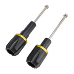 Cnc Anti-crash Frame Sliders Protector Gold For Kawasaki Ninja 650 2017-2023. Fixed Price $52.65.