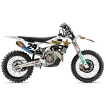 Factory Effex 2025 Team Replica Complete Graphic Kit Rockstar Husqvarna 28-09612. Fixed Price $105.99.
