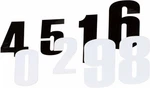 Moose Racing Race Number 4.5IN. - NO.4 Black 80014. Fixed Price $17.83.