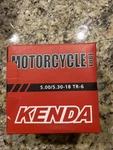 New Kenda Motorcycle Tube 5.00/5.30-18 TR-6. Fixed Price $18.99.